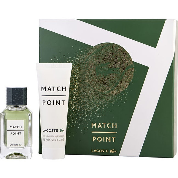 Lacoste Match Point by LACOSTE Edt Spray 1.7 Oz & Shower Gel 2.5 Oz for Men