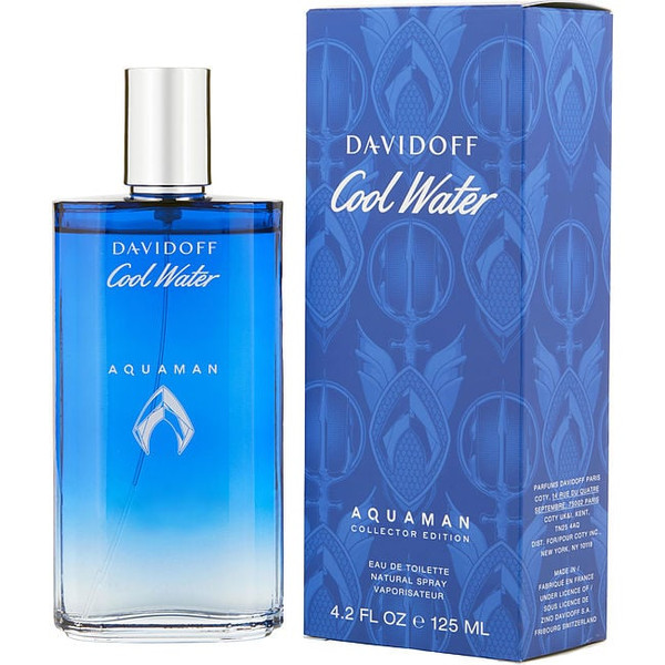 Cool Water Aquaman by DAVIDOFF Edt Spray 4.2 Oz (Collector Edition 2020) for Men