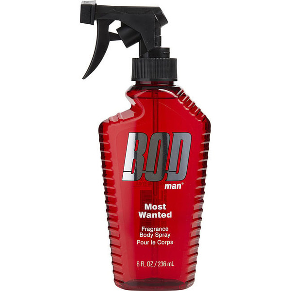 Bod Man Most Wanted by PARFUMS DE COEUR Fragrance Body Spray 8 Oz for Men