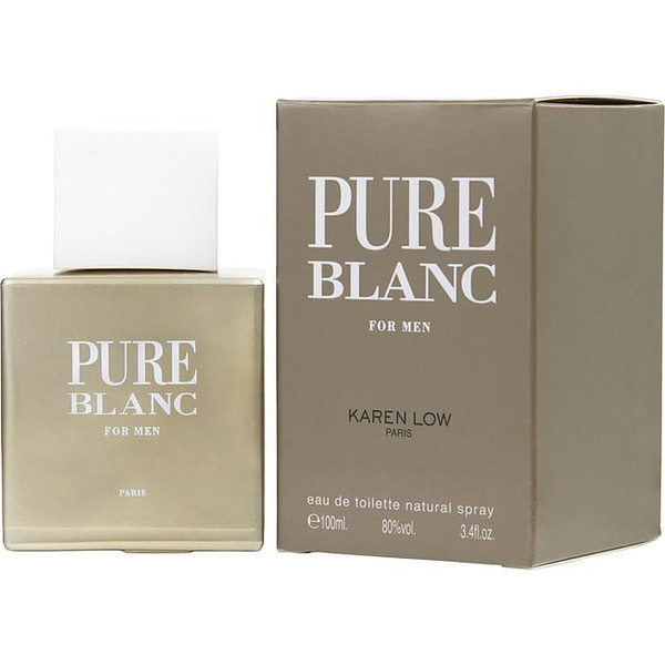 Karen Low Pure Blanc by KAREN LOW Edt Spray 3.4 Oz for Men