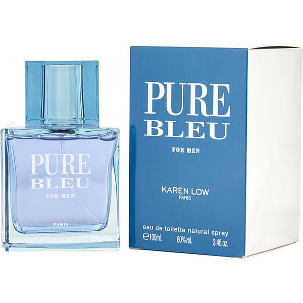 Karen Low Pure Bleu by KAREN LOW Edt Spray 3.3 Oz for Men