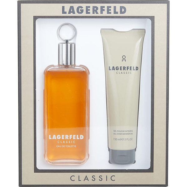 Lagerfeld by KARL LAGERFELD Edt Spray 5 Oz & Shower Gel 5 Oz for Men