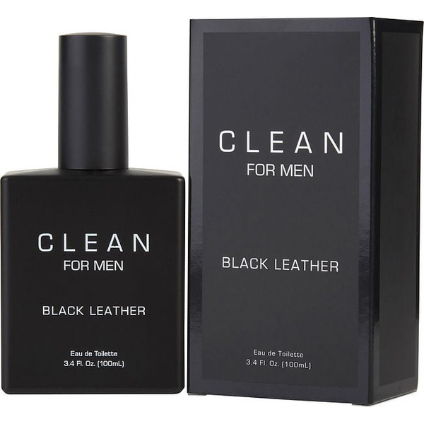 Clean Black Leather by DLISH Edt Spray 3.4 Oz for Men