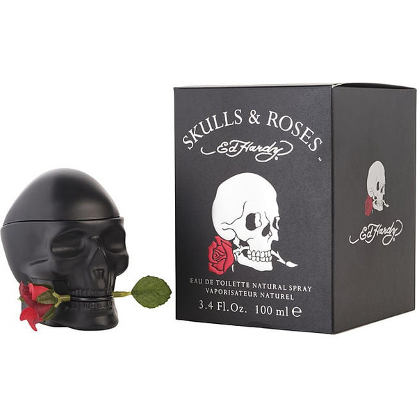 Ed Hardy Skulls & Roses by CHRISTIAN AUDIGIER Edt Spray 3.4 Oz for Men