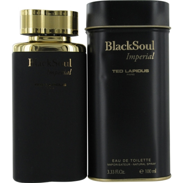 Black Soul Imperial by TED LAPIDUS Edt Spray 3.3 Oz for Men