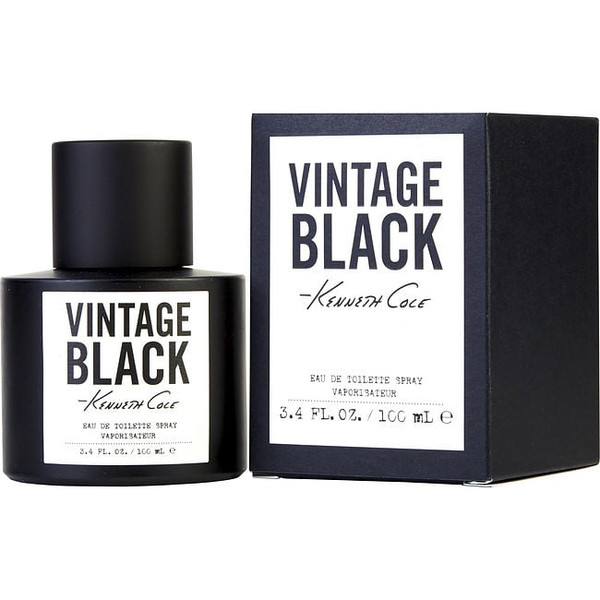 Vintage Black by KENNETH COLE Edt Spray 3.4 Oz for Men