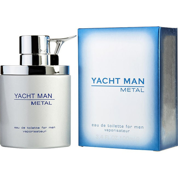 Yacht Man Metal by MYRURGIA Edt Spray 3.4 Oz for Men