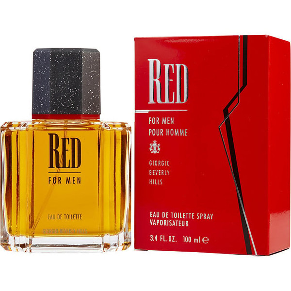 Red by GIORGIO BEVERLY HILLS Edt Spray 3.4 Oz for Men