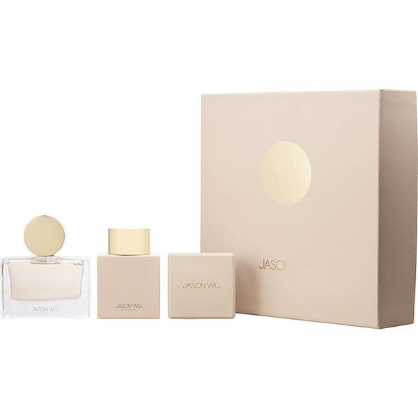Jason Wu by JASON WU Eau De Parfum Spray 3 Oz & Body Cream 6.7 Oz & Soap 8 Oz for Women