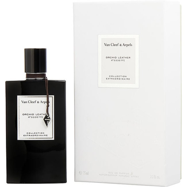 Orchid Leather Van Cleef & Arpels by VAN CLEEF & ARPELS Eau De Parfum Spray 2.5 Oz for Women
