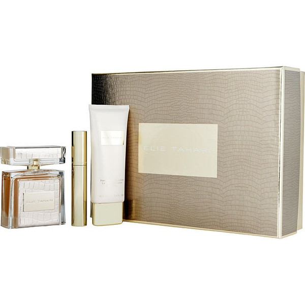 Elie Tahari by ELIE TAHARI Eau De Parfum Spray 3.4 Oz & Body Lotion 3.4 Oz & Eau De Parfum Spray 0.33 Oz Mini for Women