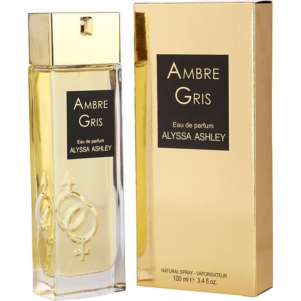 Alyssa Ashley Amber Gris by ALYSSA ASHLEY Eau De Parfum Spray 3.4 Oz for Women