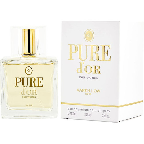 Karen Low Pure D'Or by KAREN LOW Eau De Parfum Spray 3.4 Oz for Women