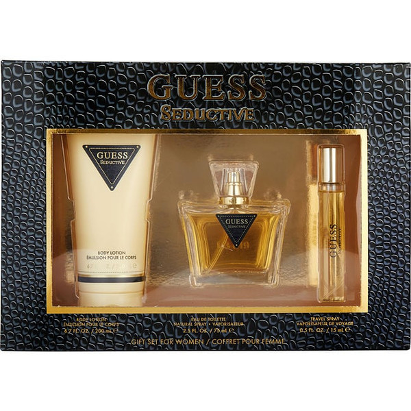 Guess Seductive by GUESS Edt Spray 2.5 Oz & Body Lotion 6.7 & Edt Spray 0.5 Oz for Women