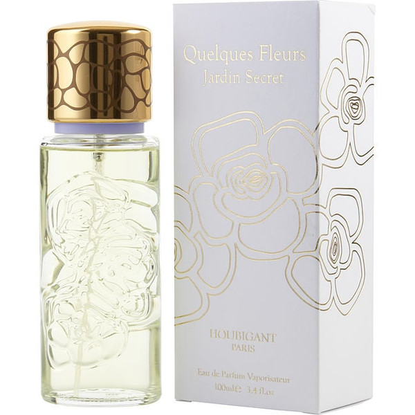 Quelques Fleurs Jardin Secret by HOUBIGANT Eau De Parfum Spray 3.4 Oz for Women