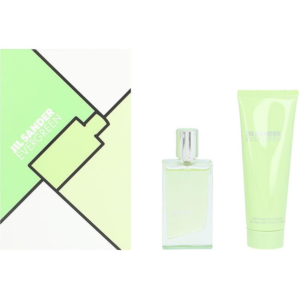 Jil Sander Evergreen by JIL SANDER Edt Spray 1 Oz & Body Lotion 2.5 Oz for Women