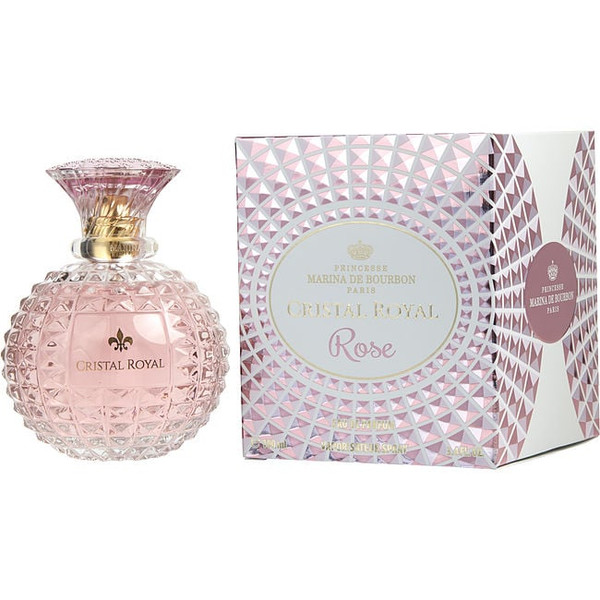 Marina De Bourbon Cristal Royal Rose by MARINA DE BOURBON Eau De Parfum Spray 3.4 Oz for Women