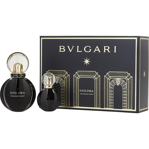 Bvlgari Goldea The Roman Night by BVLGARI Eau De Parfum Spray 1.7 Oz & Eau De Parfum Spray 0.5 Oz for Women
