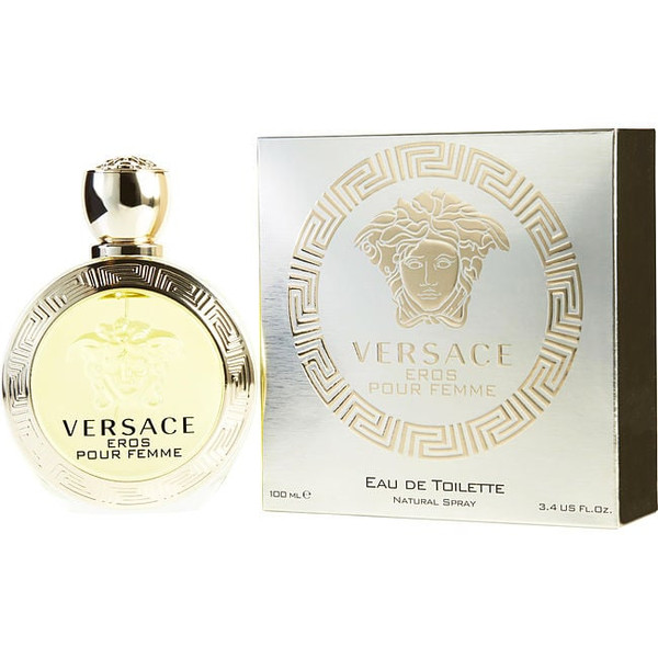 Versace Eros Pour Femme by GIANNI VERSACE Edt Spray 3.4 Oz for Women