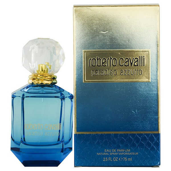 Roberto Cavalli Paradiso Azzuro by ROBERTO CAVALLI Eau De Parfum Spray 2.5 Oz for Women