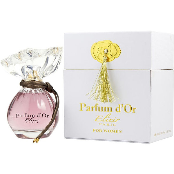 Parfum D'Or Elixir by KRISTEL SAINT MARTIN Eau De Parfum Spray 3.3 Oz for Women