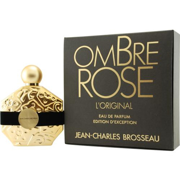 Ombre Rose by JEAN CHARLES BROSSEAU Eau De Parfum Spray 3.4 Oz (Collector Gold Bottle) for Women