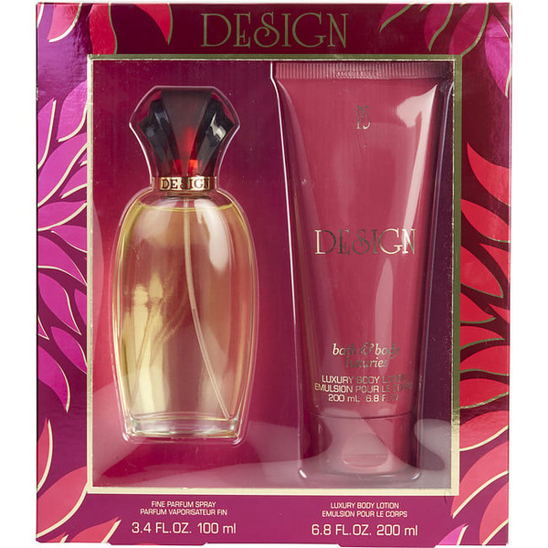 Design by PAUL SEBASTIAN Eau De Parfum Spray 3.4 Oz & Body Lotion 6.8 Oz for Women