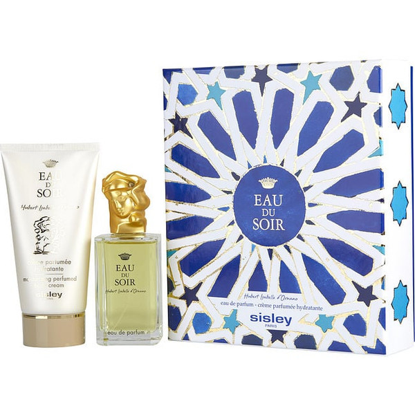 Eau Du Soir by SISLEY Eau De Parfum Spray 3.3 Oz & Body Cream 5 Oz (Packaging May Vary) for Women