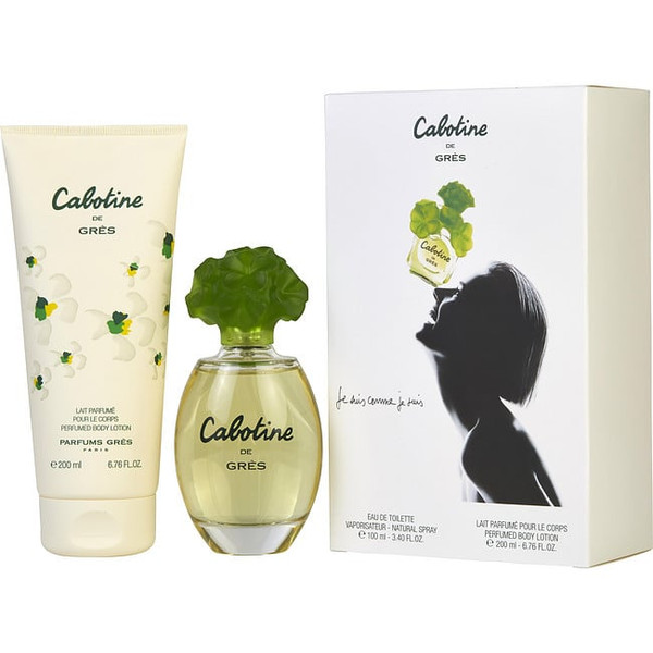 Cabotine by PARFUMS GRES Edt Spray 3.4 Oz & Body Lotion 6.7 Oz for Women