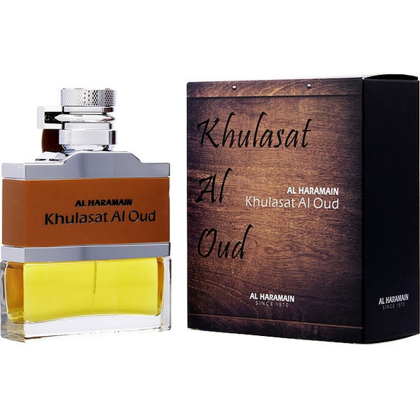 Al Haramain Khulasat Al Oud by AL HARAMAIN Eau De Parfum Spray 3.4 Oz for Unisex