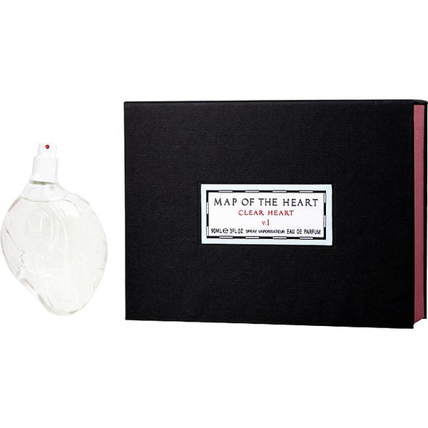 Map Of The Heart V.1 Clear Heart by MAP OF THE HEART Eau De Parfum Spray 3 Oz for Unisex