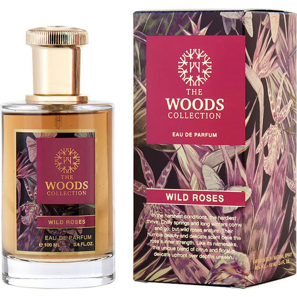 The Woods Collection Wild Roses by THE WOODS COLLECTION Eau De Parfum Spray 3.4 Oz  (Old Packaging) for Unisex