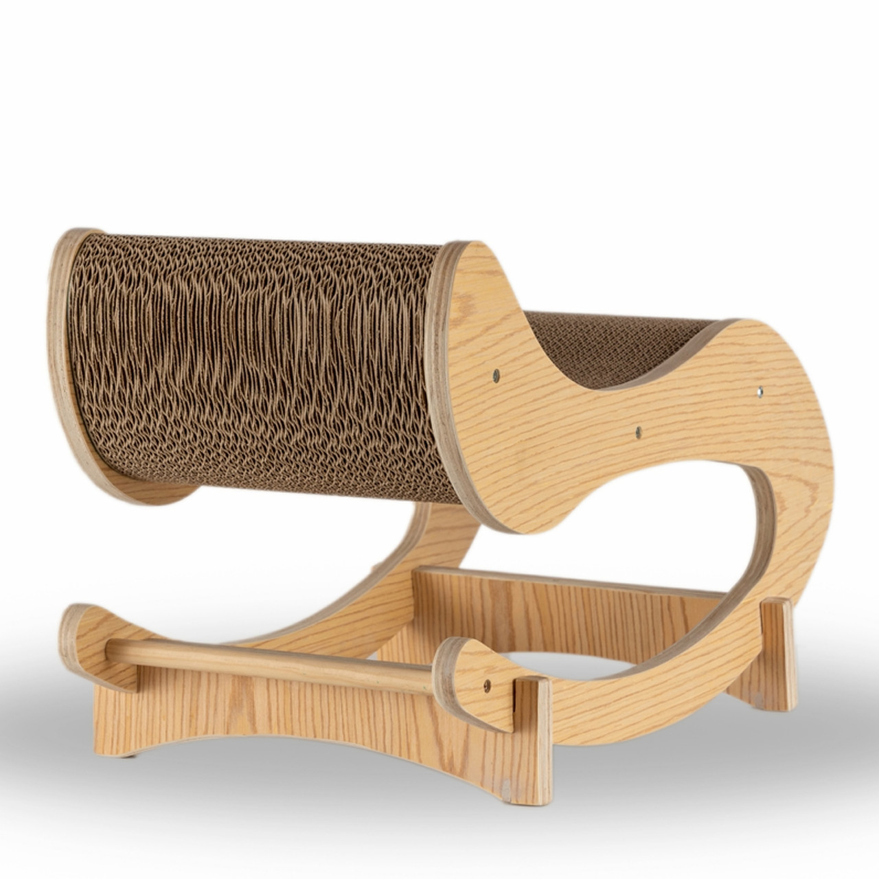 Medium Wooden Cat Rocking Chair S1302