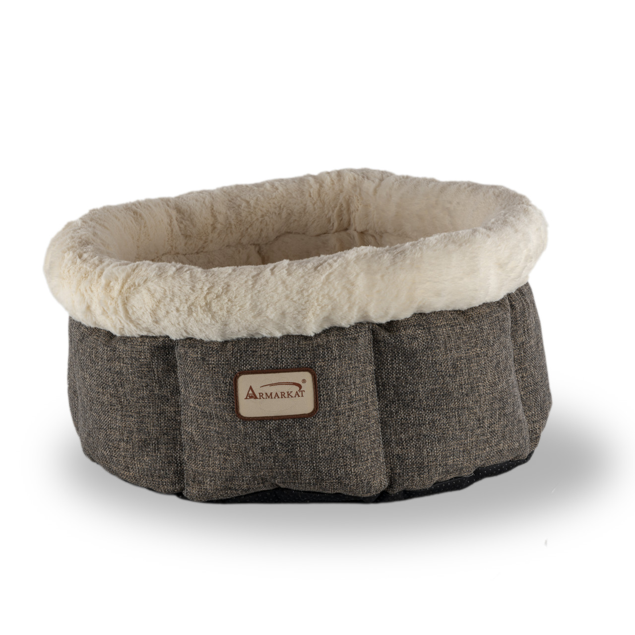 Cozy Cat Bed in Beige and Gray C105HHS/MB