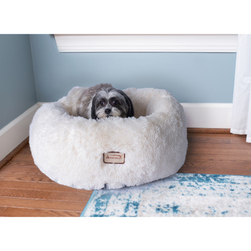 Soft Bolster Cat Bed, Medium — Ultra-Plush Comfort