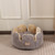 Flower Cat Bed-18 Inch, Machine Washable
