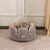 Flower Cat Bed-18 Inch, Machine Washable