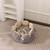 Flower Cat Bed-18 Inch, Machine Washable