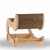 Medium Wooden Cat Rocking Chair S1302