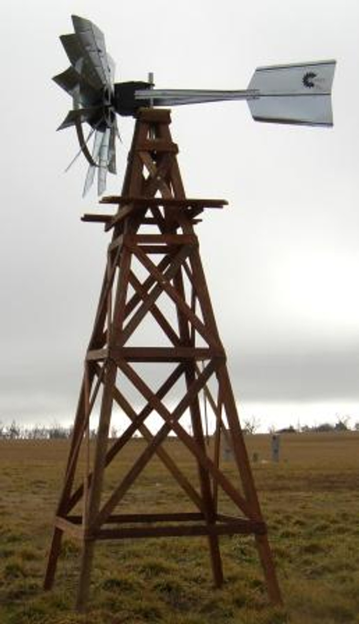 wooden windmill