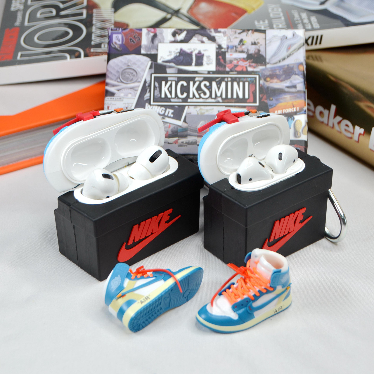 OW UNC with Box OW Chicago OW UNC Inspired Design Apple Airpods Airpods ...