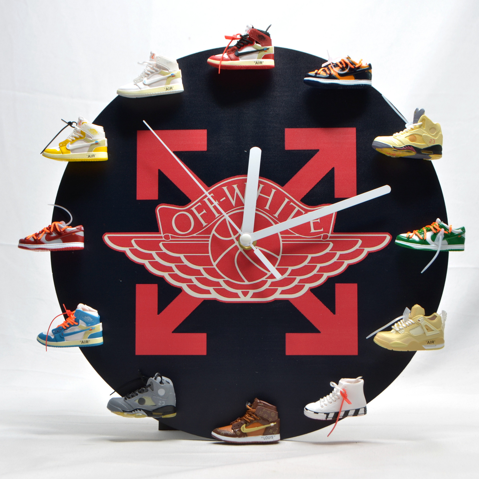 aj 3d sneaker clock