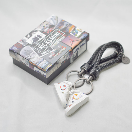 Air Force 1 Mid Sup X NBA White Keychain