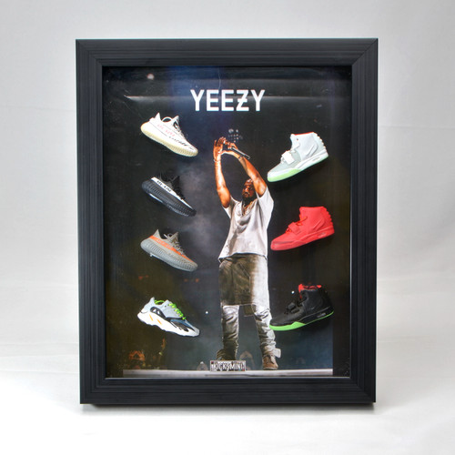 Kanye West  3D Sneakers Photo Frame came with 7  Mini Yeezy Sneakers