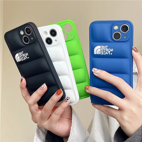 The North Face Inspired 3D Textured iPhone Cases