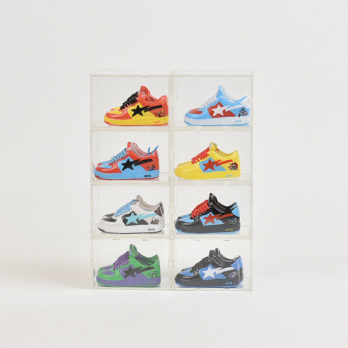 BAPE STA and Marvel Mini Sneaker Collection with Display Storage Case