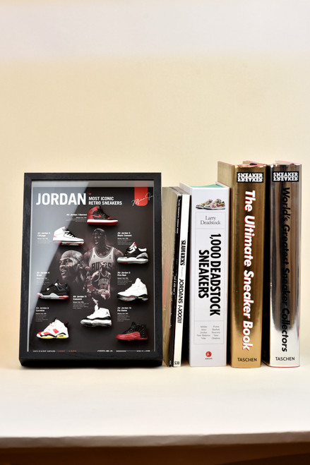 The Ultimate Michael Jordan Display Frame | Features 7 Iconic Mini Air ...