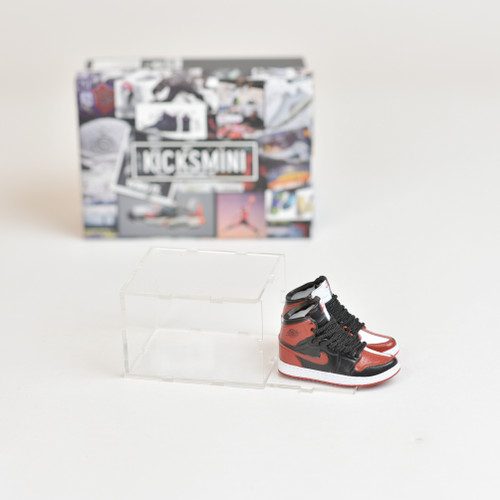 AJ1 Homage to Home| 3D Mini Sneakers with Display Case  | Perfect for  17cm Labubu and 6:1 Enterbay Figure