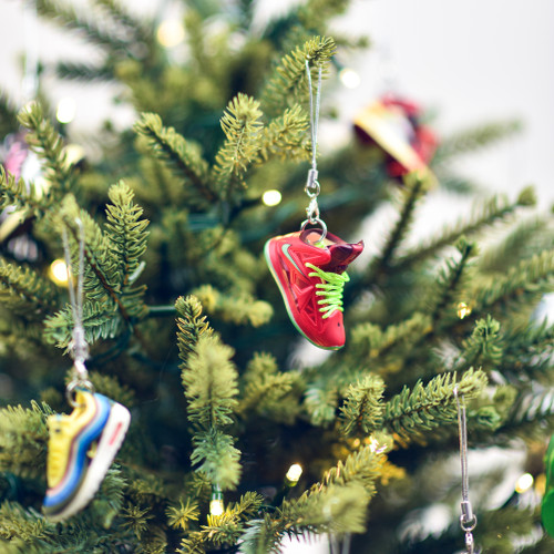 LeBron 10 Christmas Mini Sneaker Christmas Ornament