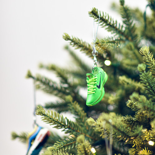 Kobe 6 Grinch Mini Sneaker Christmas Ornament